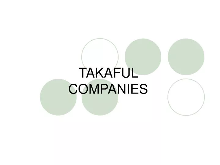 takaful companies