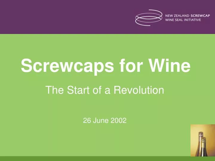 screwcaps for wine