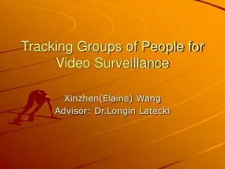 Tracking Groups of People for Video Surveillance