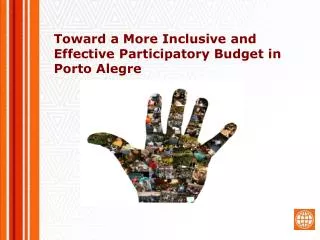 Toward a More Inclusive and Effective Participatory Budget in Porto Alegre
