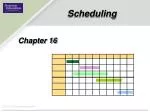 Scheduling - slide 1