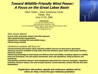 Toward Wildlife-Friendly Wind Power: A Focus on the Great Lakes Basin