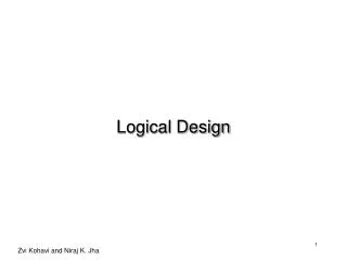 Logical Design