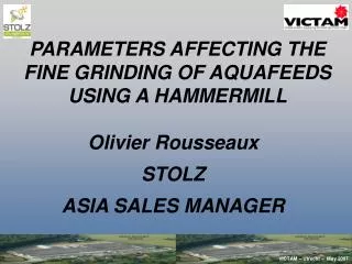 Olivier Rousseaux STOLZ ASIA SALES MANAGER