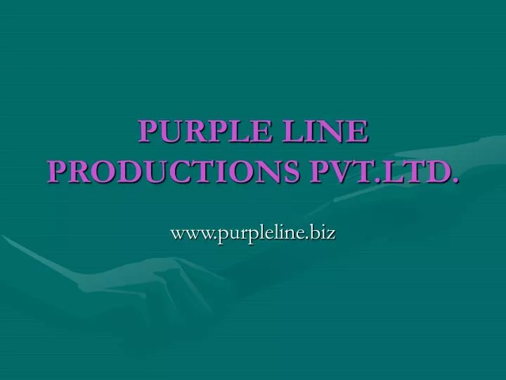 purple line productions pvt ltd
