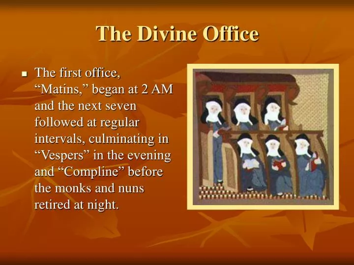 the divine office