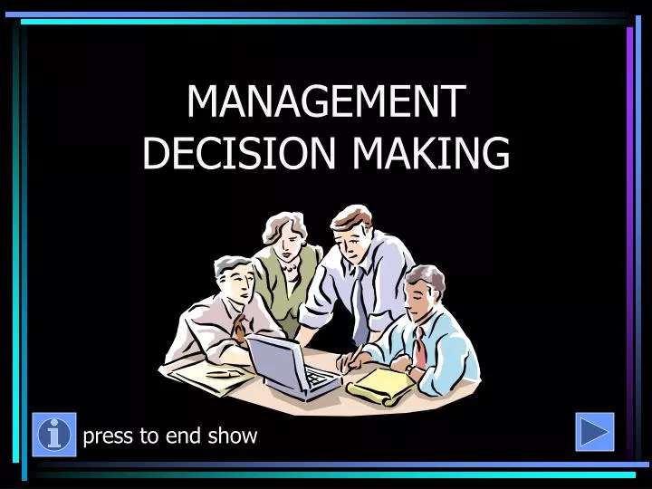 management decision making