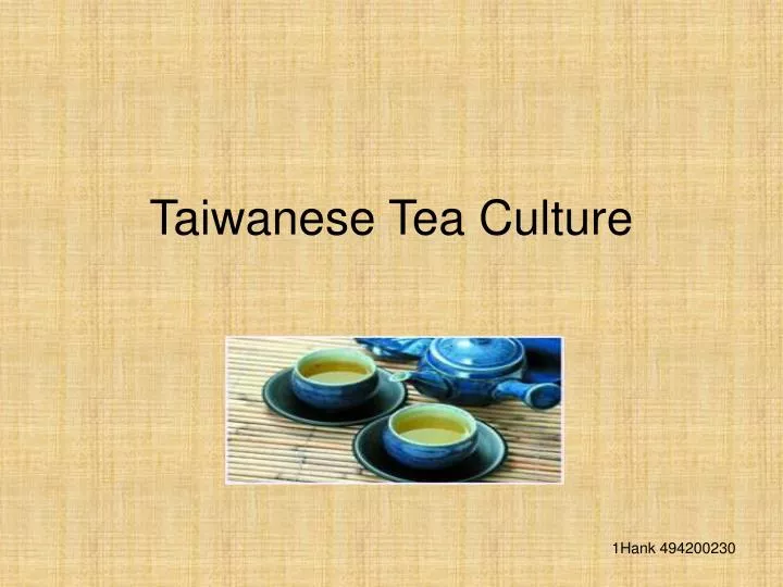 taiwanese tea culture