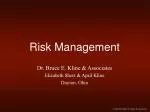 Risk Management - slide 1