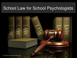 School Law for School Psychologists