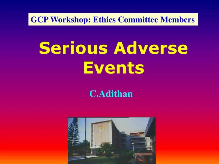 serious adverse events