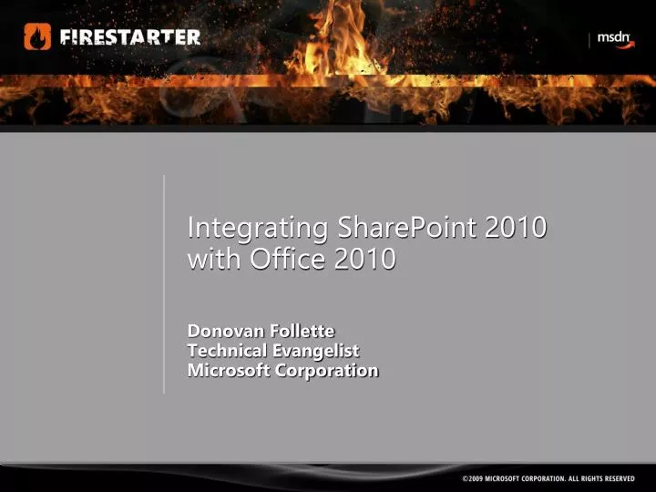 integrating sharepoint 2010 with office 2010
