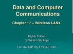 Data and Computer Communications - slide 1