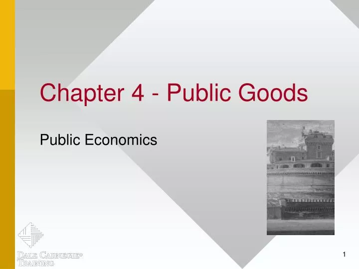 chapter 4 public goods