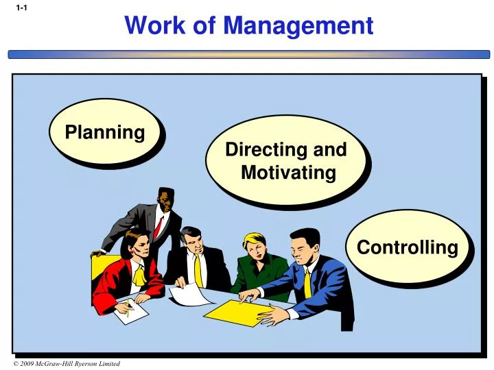work of management
