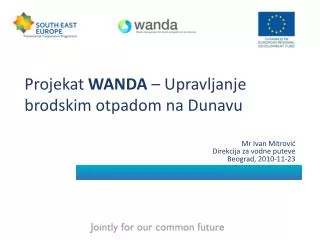 Projekat WANDA – Upravljanje brodskim otpadom na Dunavu