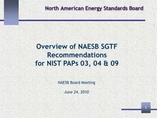 North American Energy Standards Board