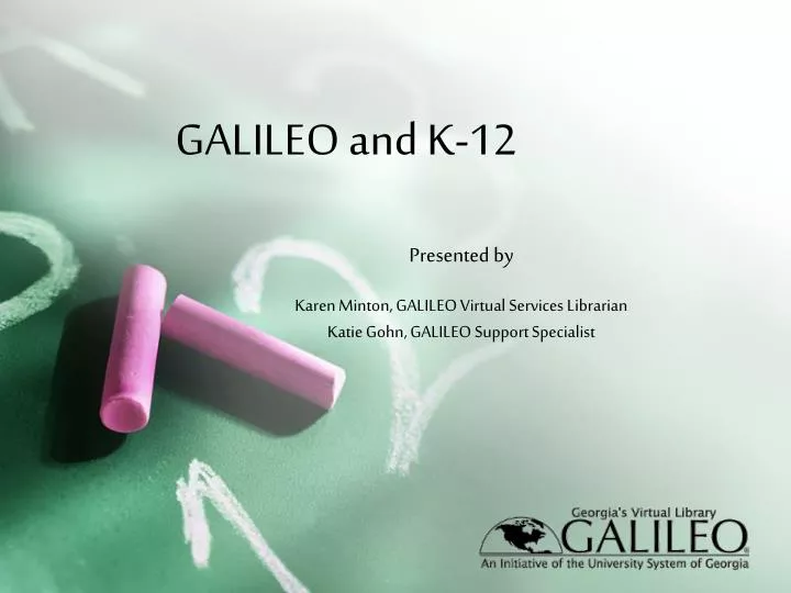 galileo and k 12
