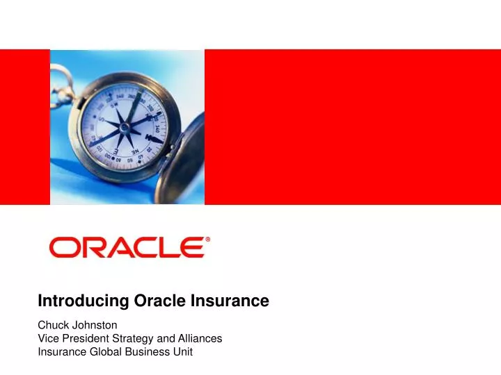 PPT - Introducing Oracle Insurance PowerPoint Presentation, free download -  ID:842566