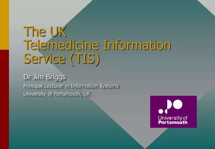 the uk telemedicine information service tis