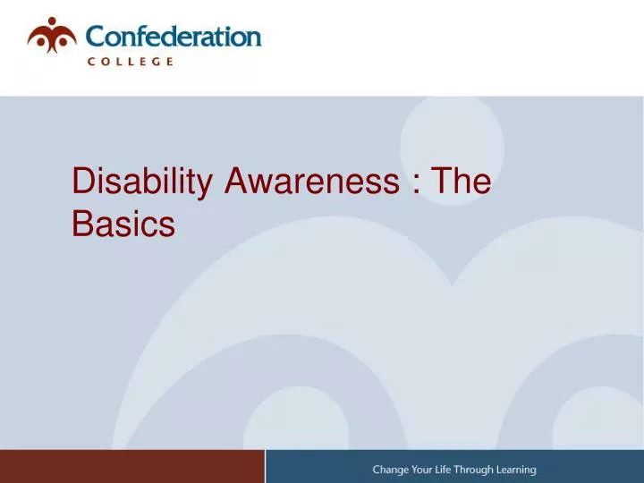 disability awareness the basics