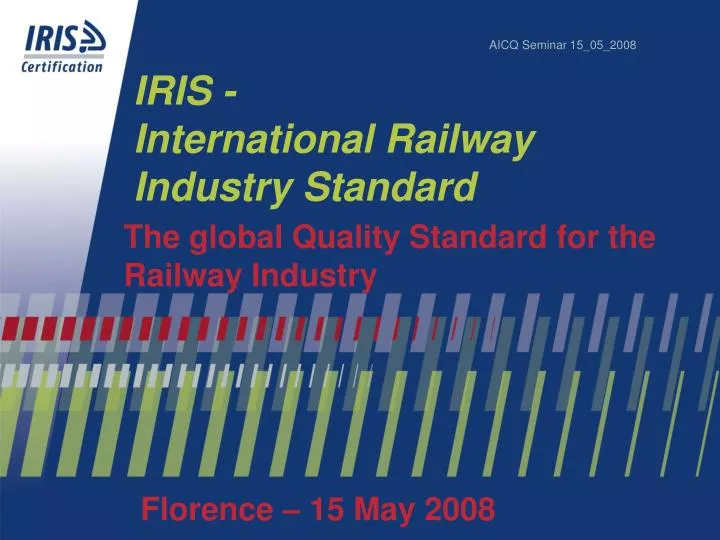 iris international railway industry standard