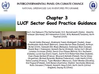 Chapter 3 LUCF Sector Good Practice Guidance