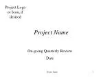 Project Name - slide 1
