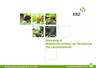 Modellunternehmen im EBZ