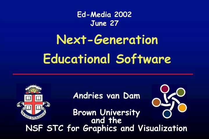 next generation educational software