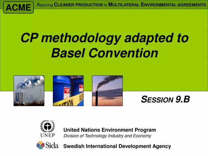 cp methodology adapted to basel convention