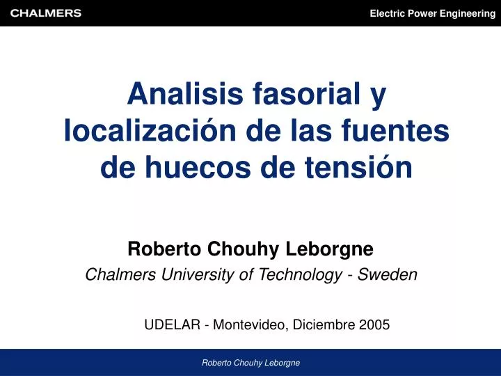 analisis fasorial y localizaci n de las fuentes de huecos de tensi n