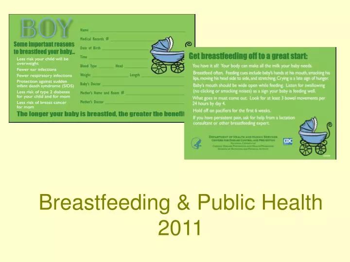 breastfeeding public health 2011