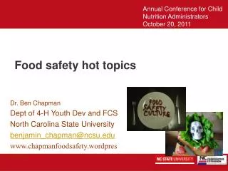 Food safety hot topics