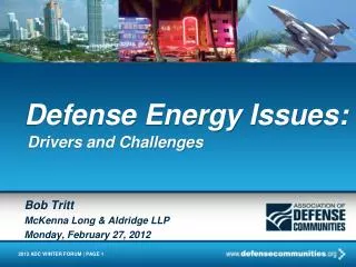 Defense Energy Issues: