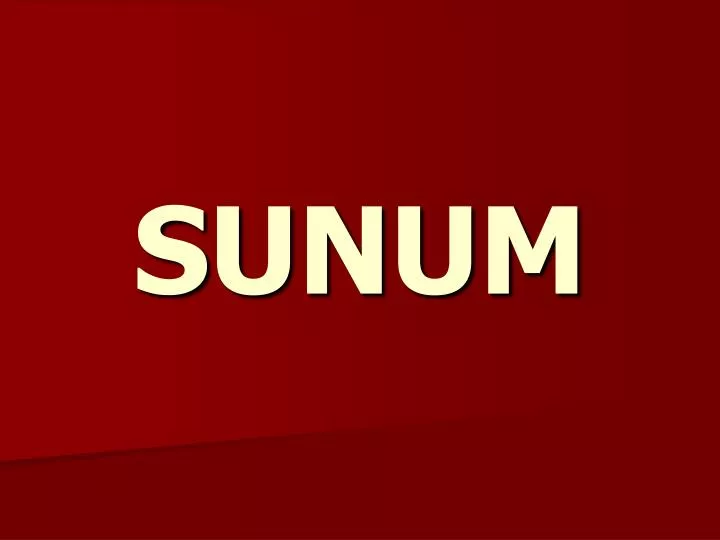 sunum