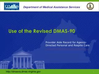 Use of the Revised DMAS-90