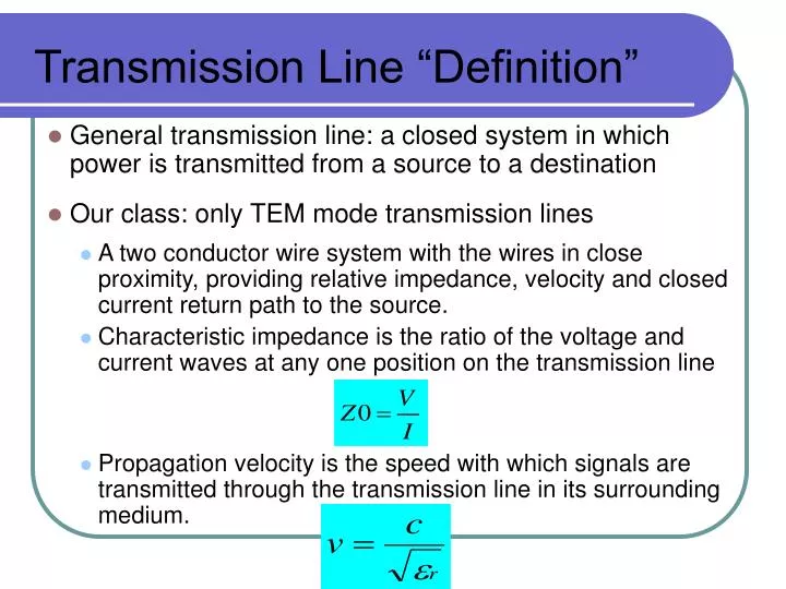 transmission line definition