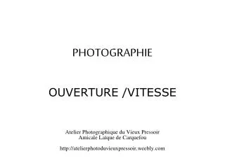 PHOTOGRAPHIE