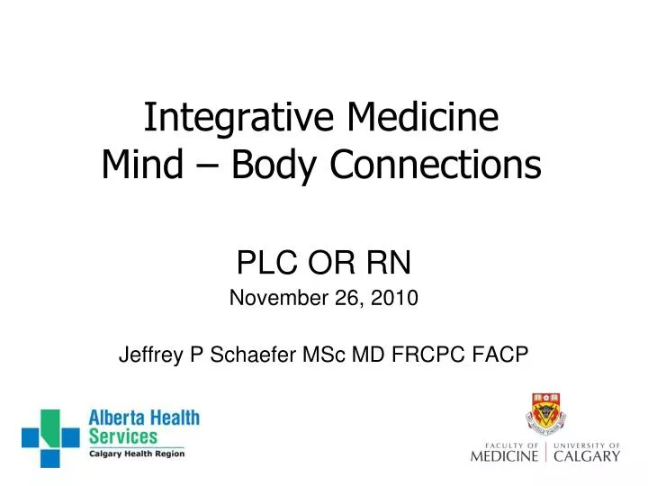 integrative medicine mind body connections