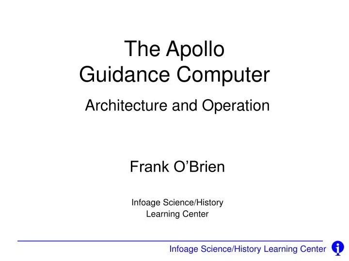 the apollo guidance computer