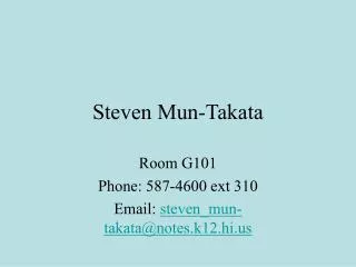 Steven Mun-Takata