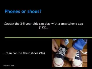 Phones or shoes?