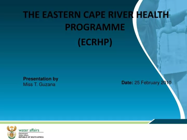 the eastern cape river health programme ecrhp