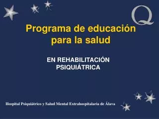 programa de educaci n para la salud