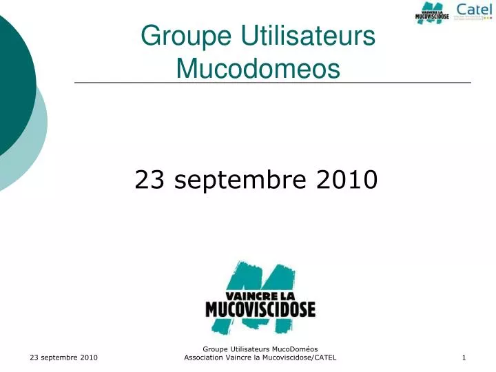 groupe utilisateurs mucodomeos