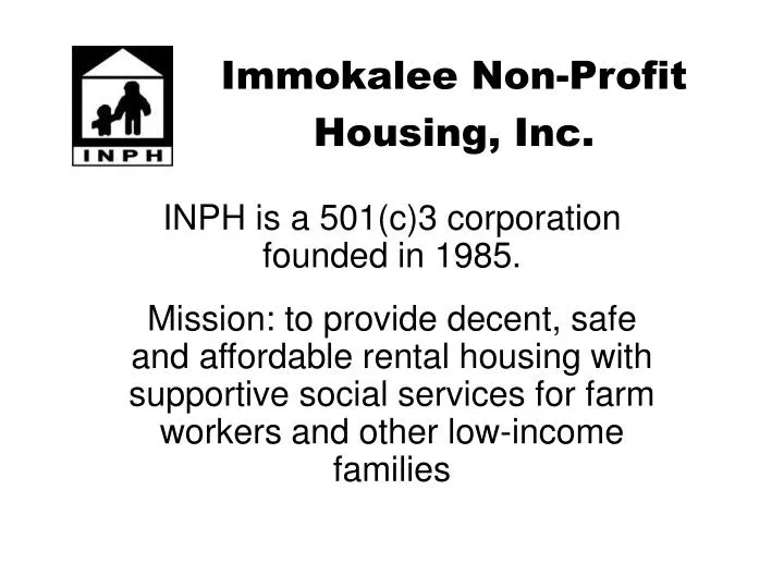immokalee non profit housing inc