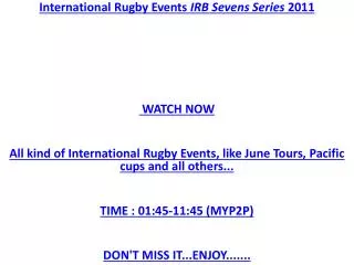 IRB Sevens Live*** RUGBY FINAL@ Sevens Series Live Stream Ru