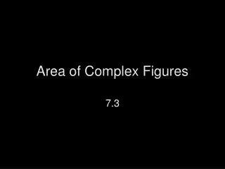 Area of Complex Figures