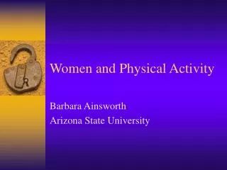 Women and Physical Activity